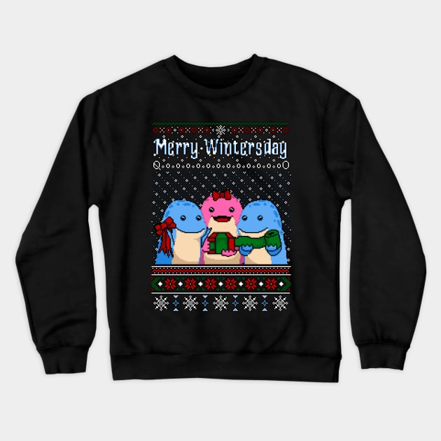 Merry Wintersday Crewneck Sweatshirt by scorpakwal